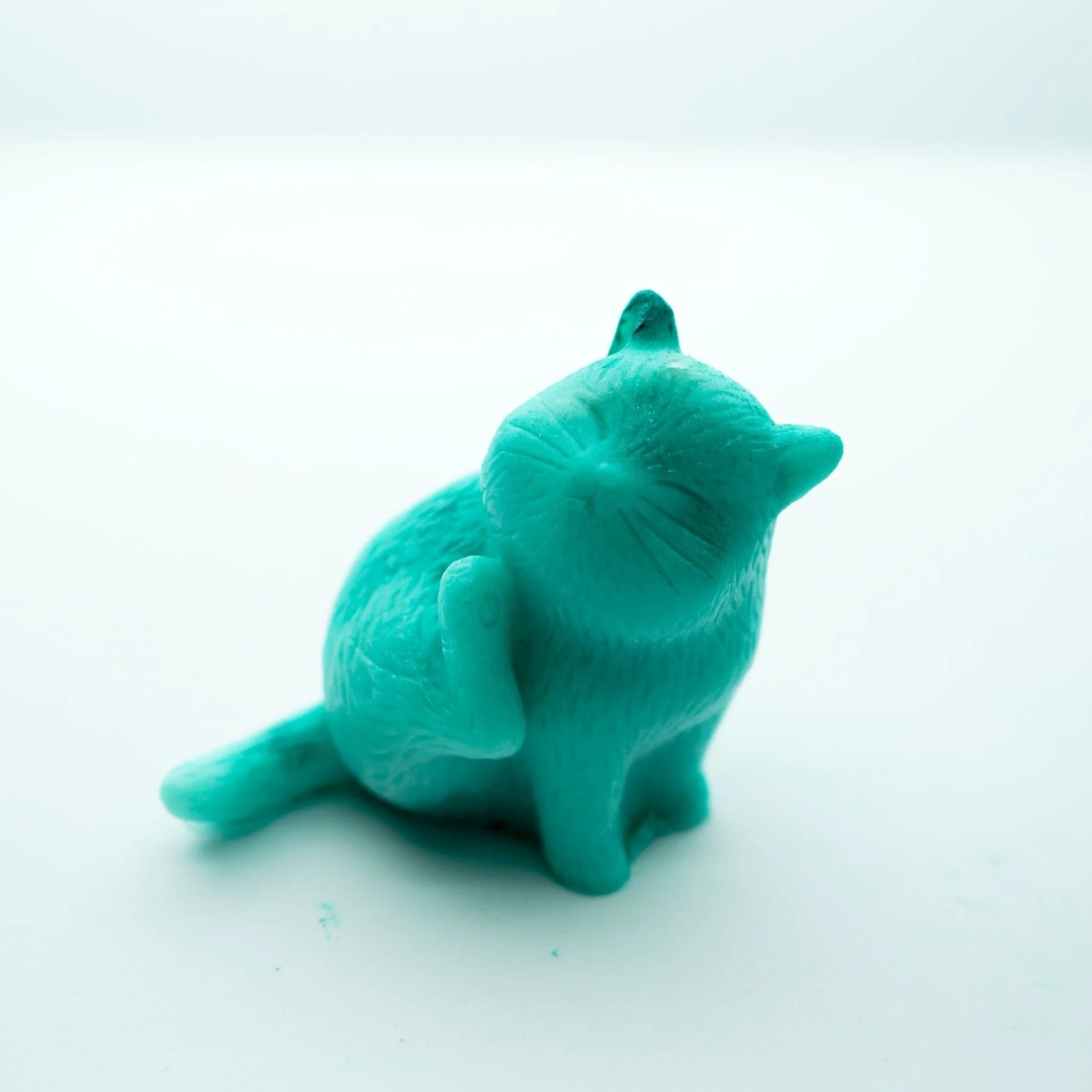organic vegan cruelty-free aqua crystal kitty cat soap by collective blend