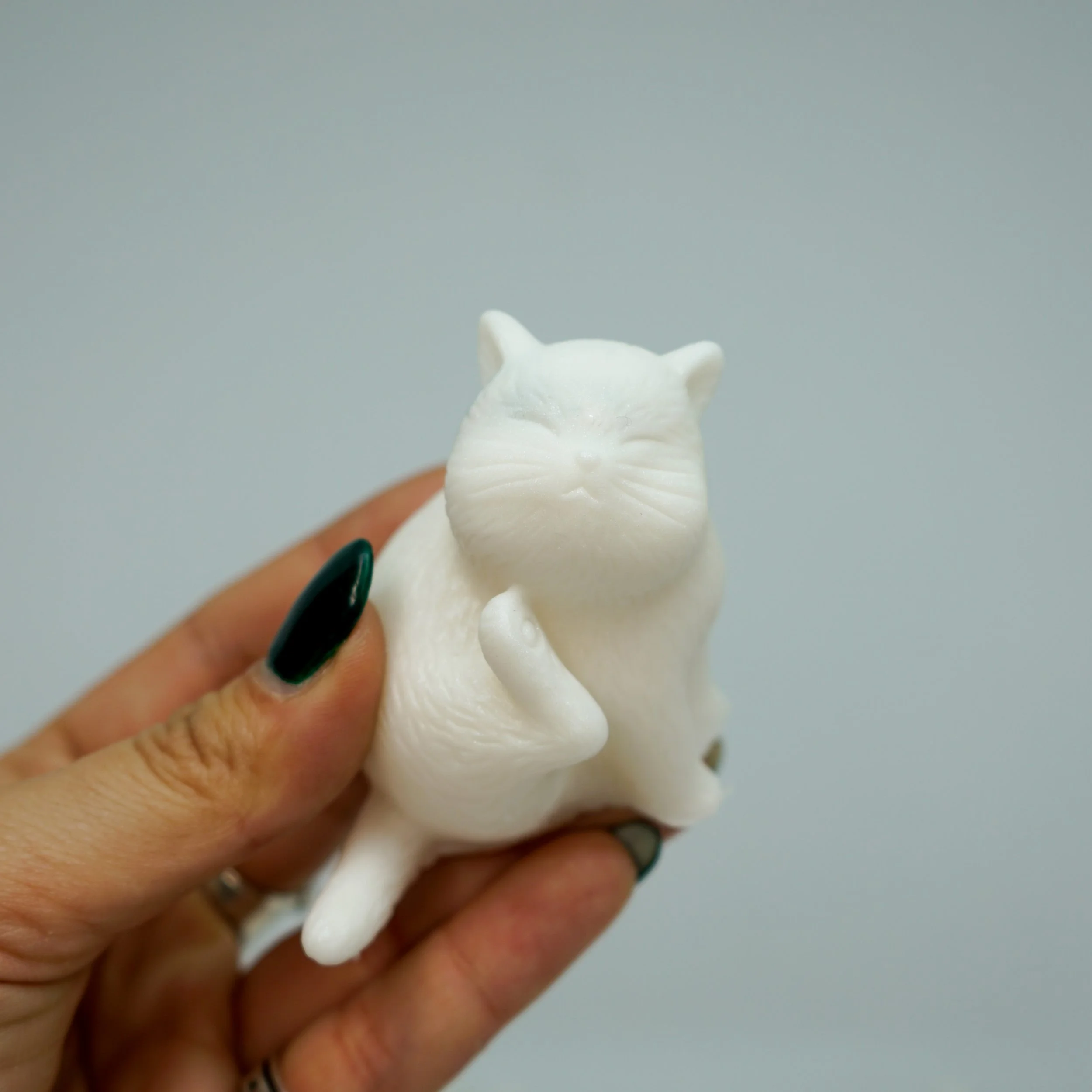 organic vegan cruelty-free white crystal kitty cat soap by collective blend