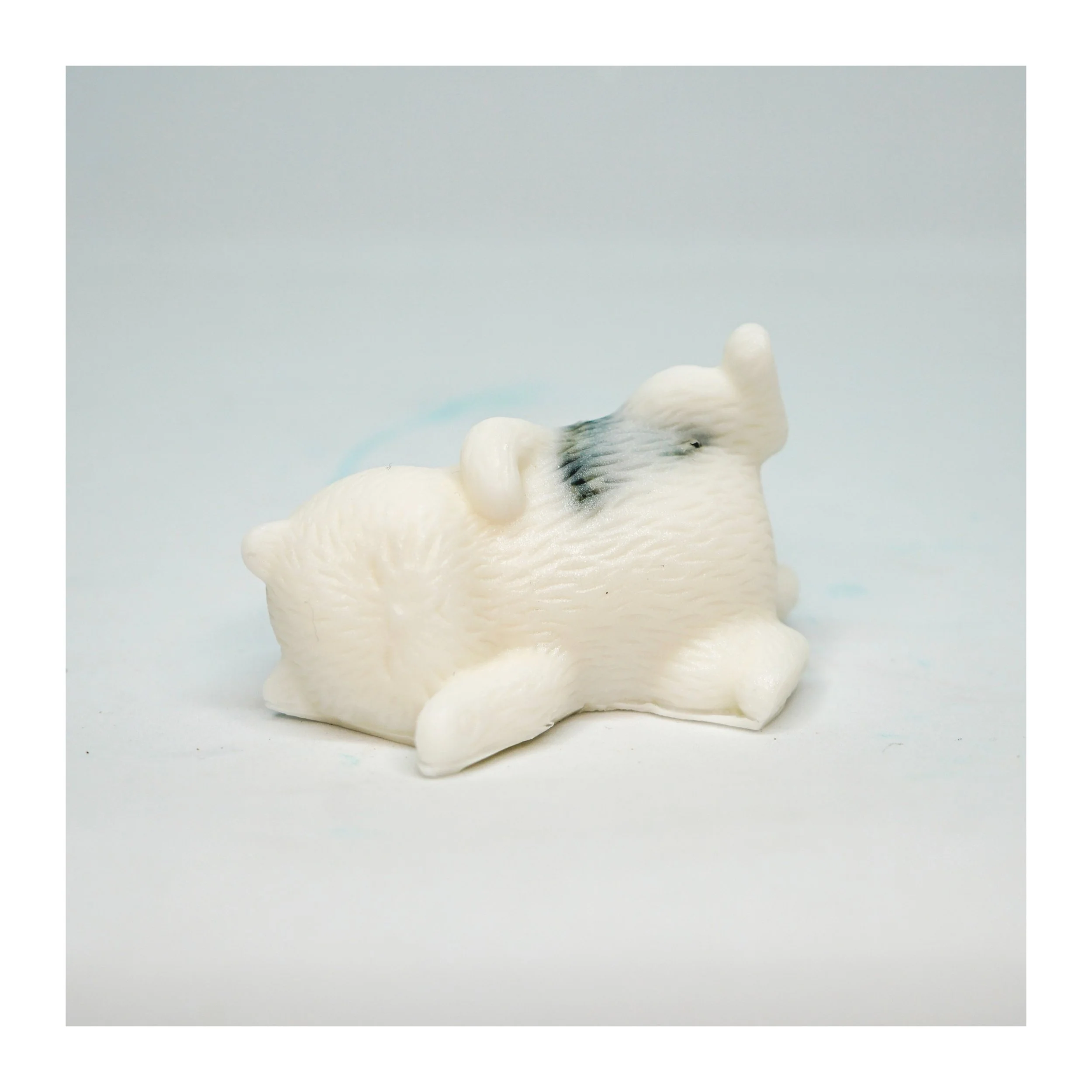 organic vegan cruelty-free white crystal kitty cat soap by collective blend