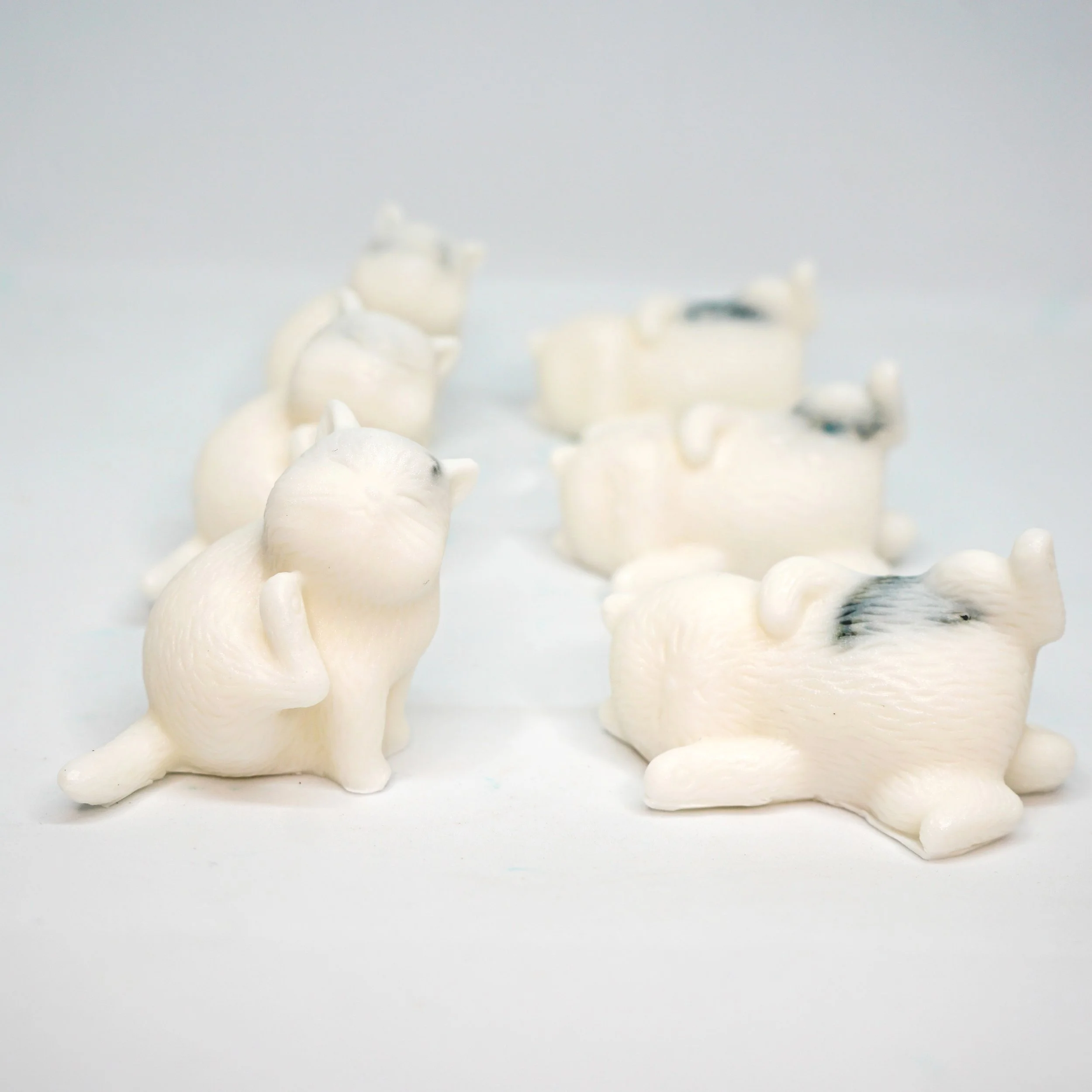 organic vegan cruelty-free white crystal kitty cat soap by collective blend