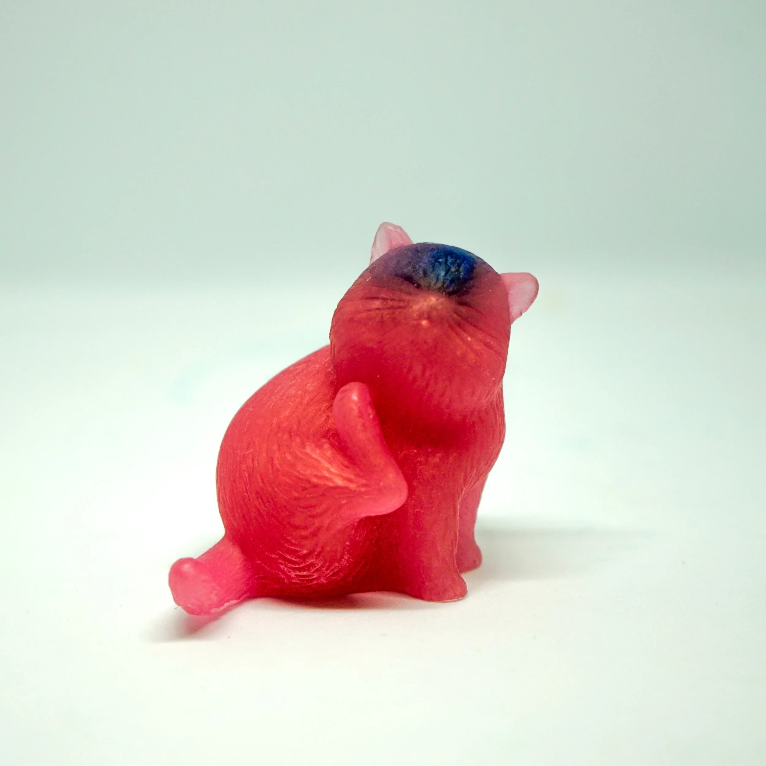 organic vegan cruelty-free pink crystal kitty cat soap by collective blend