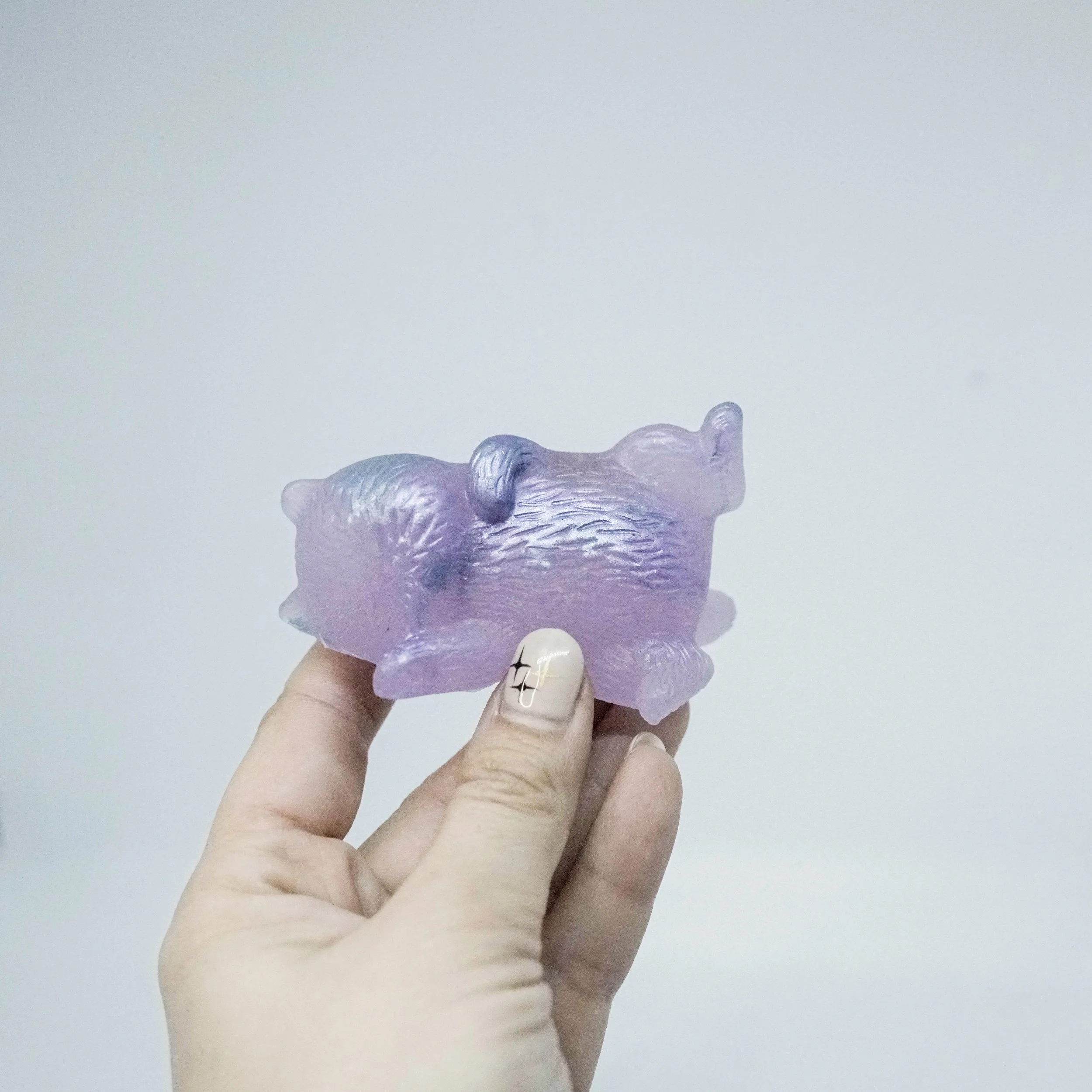 organic vegan cruelty-free cosmic crystal kitty cat soap by collective blend