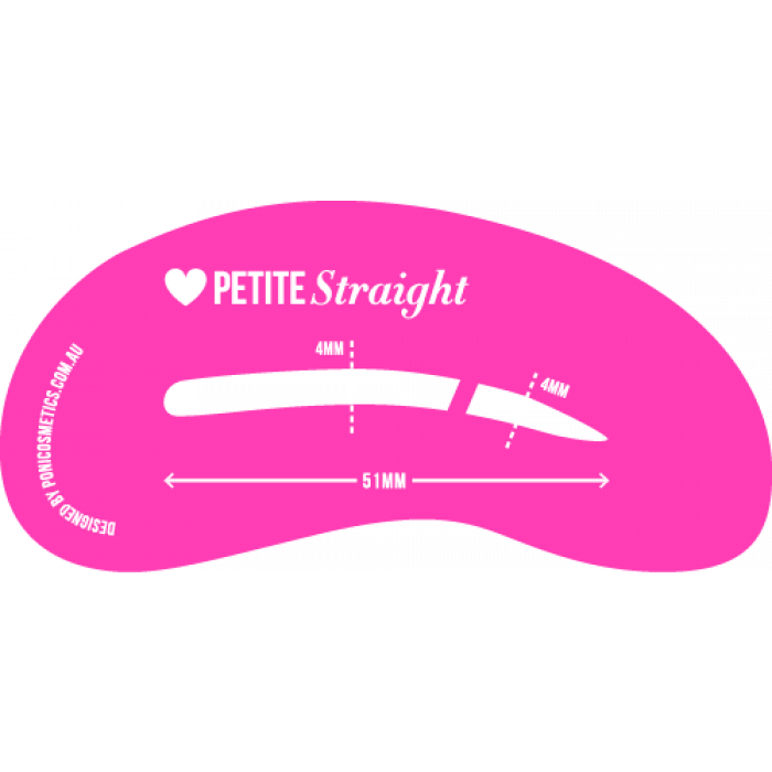 Brow Stencils: Petite Straight