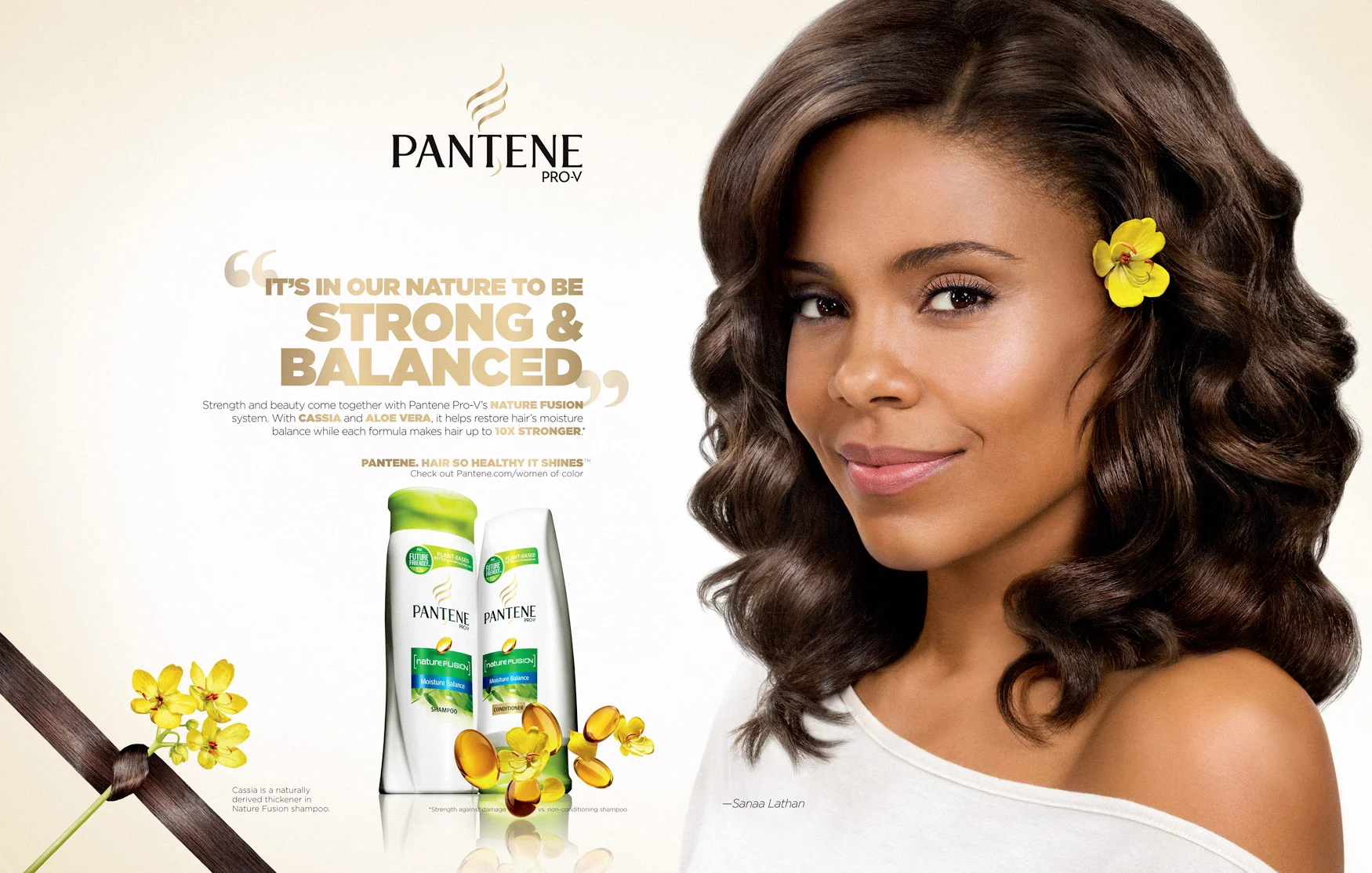 Sanaa Lathan Pantene Cassia Yu Tsai