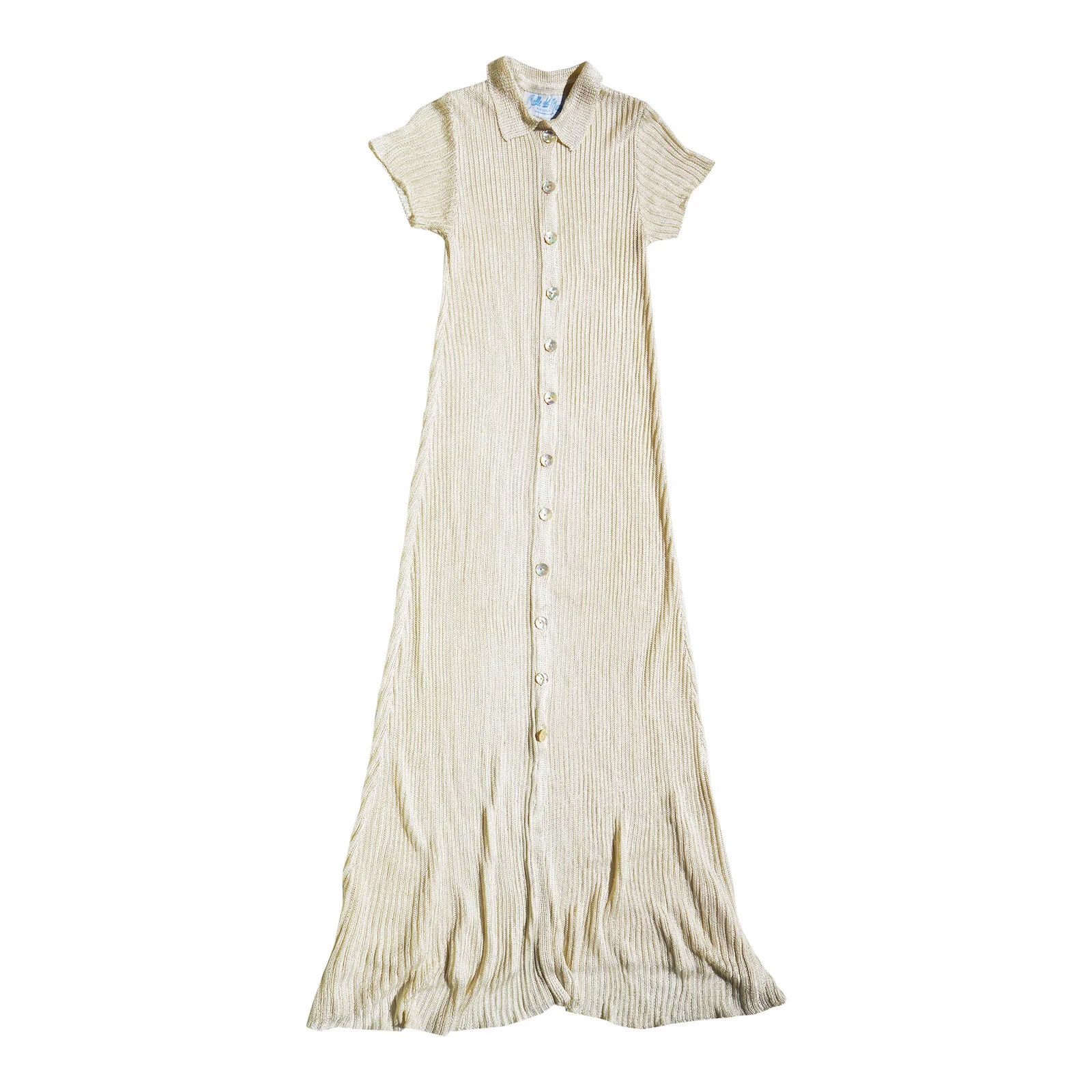 Ribbed Dress: Natural