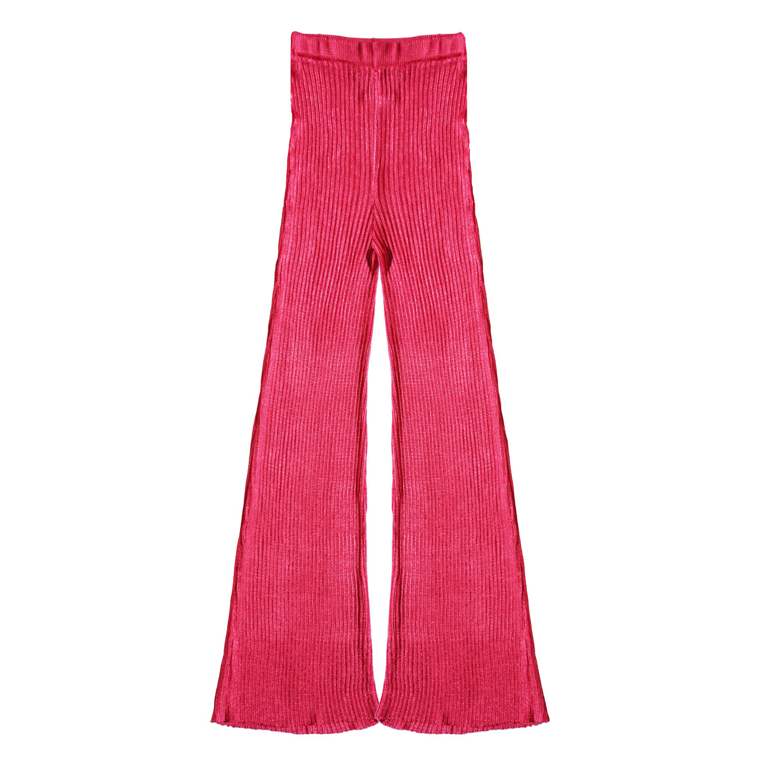 Ribbed Pant: Rosa