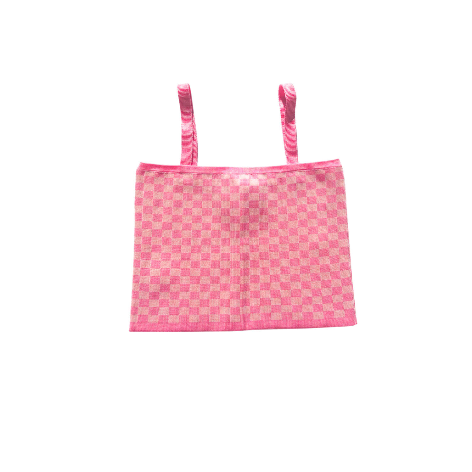 Checkered Tank: Pink
