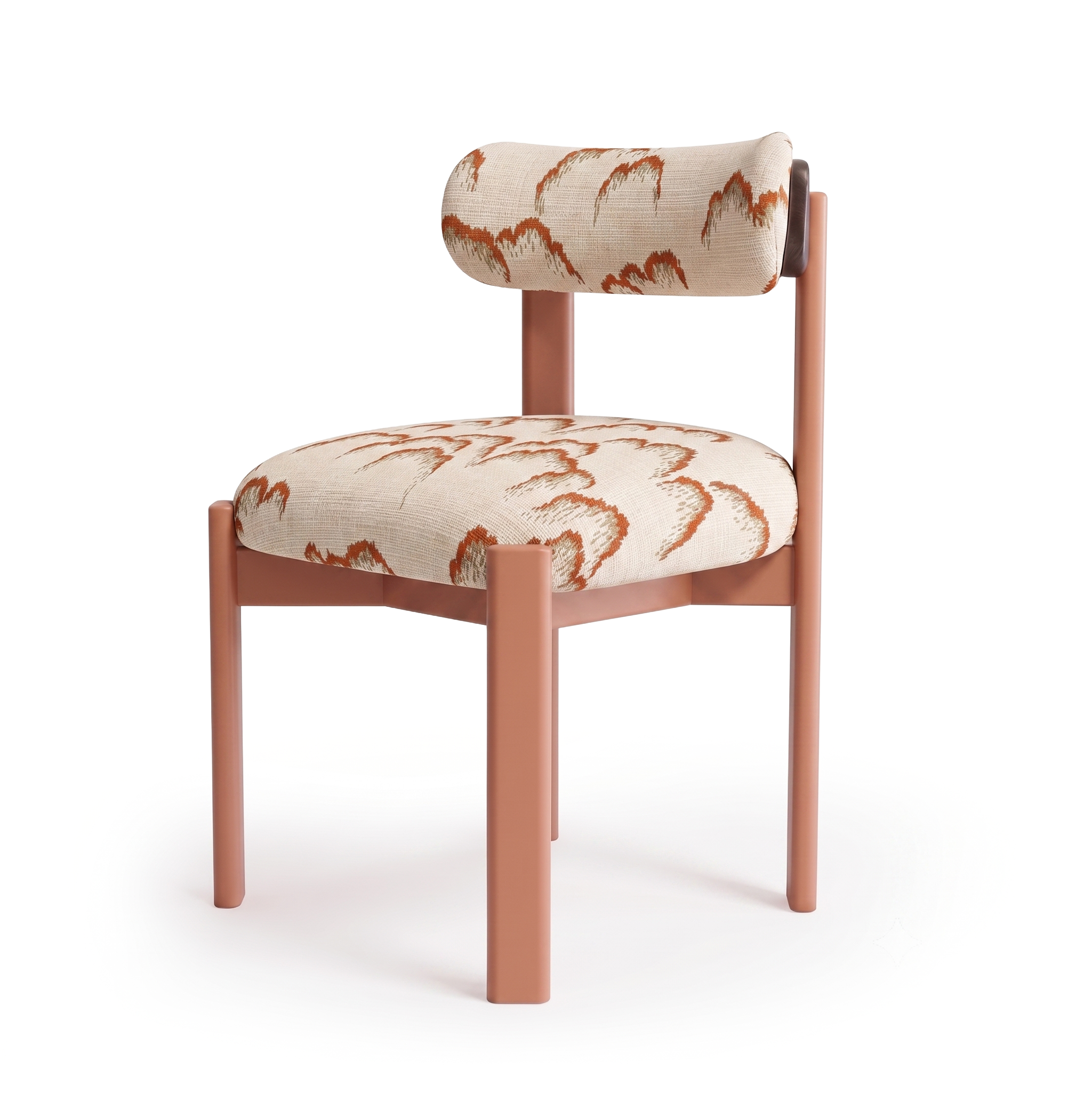Siena Dining Chair — Lilaz 002, Rose | Marie Burgos Collection