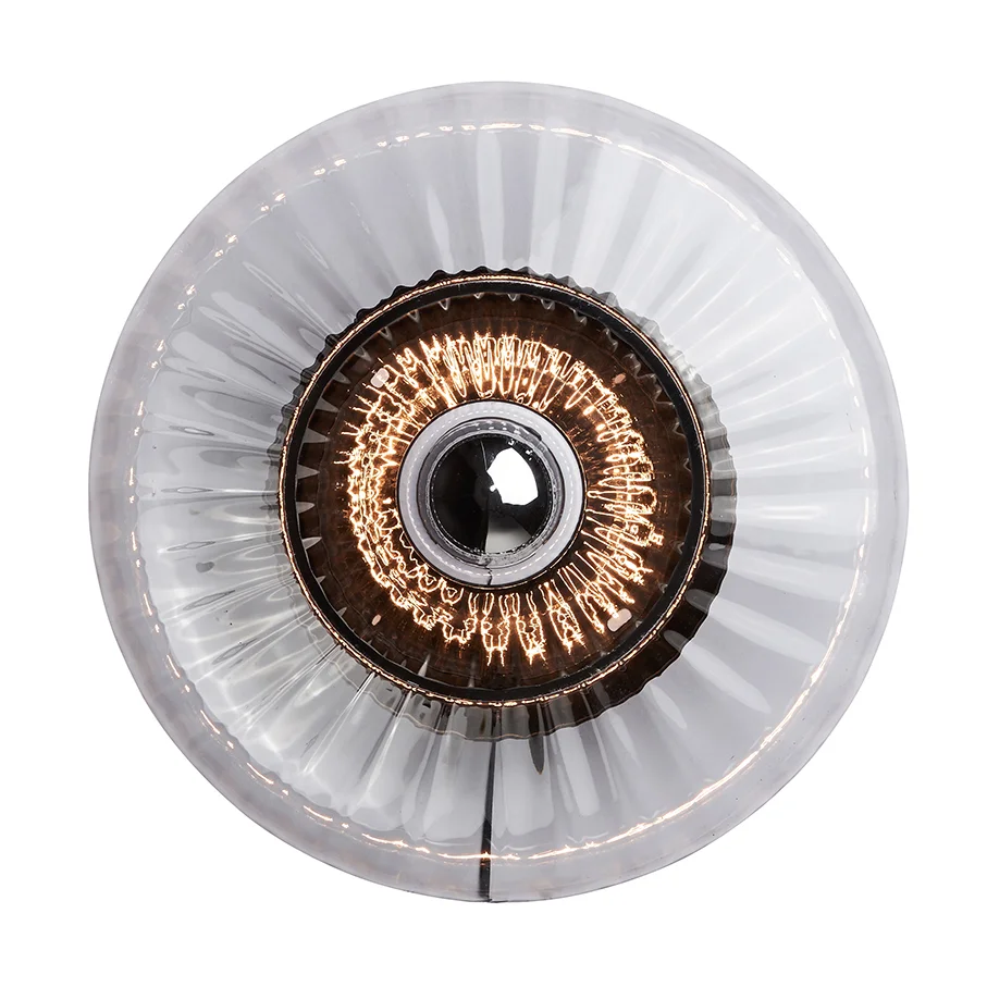 New Wave Optic Wall Sconce  XL Clear
