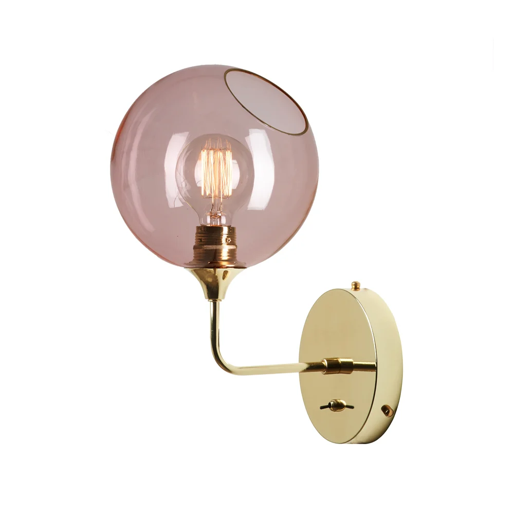 Ballroom Wall Light Sconce Pink