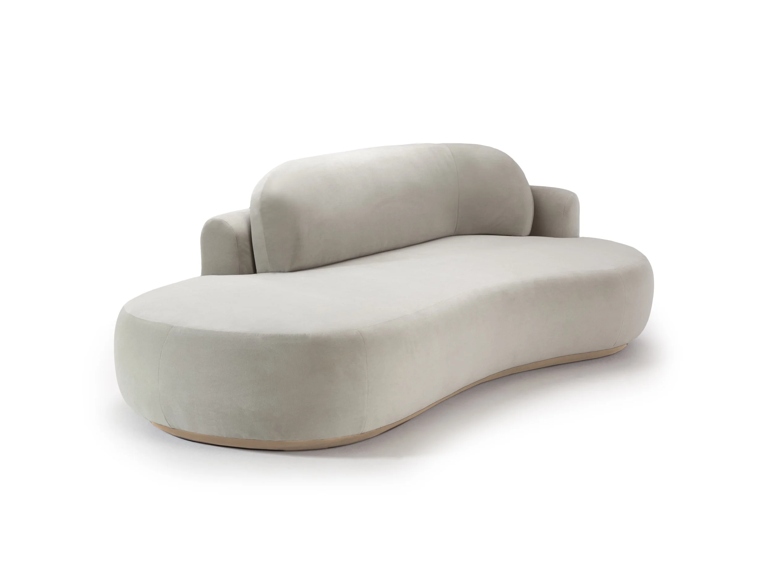Naked Curved Sofa Single