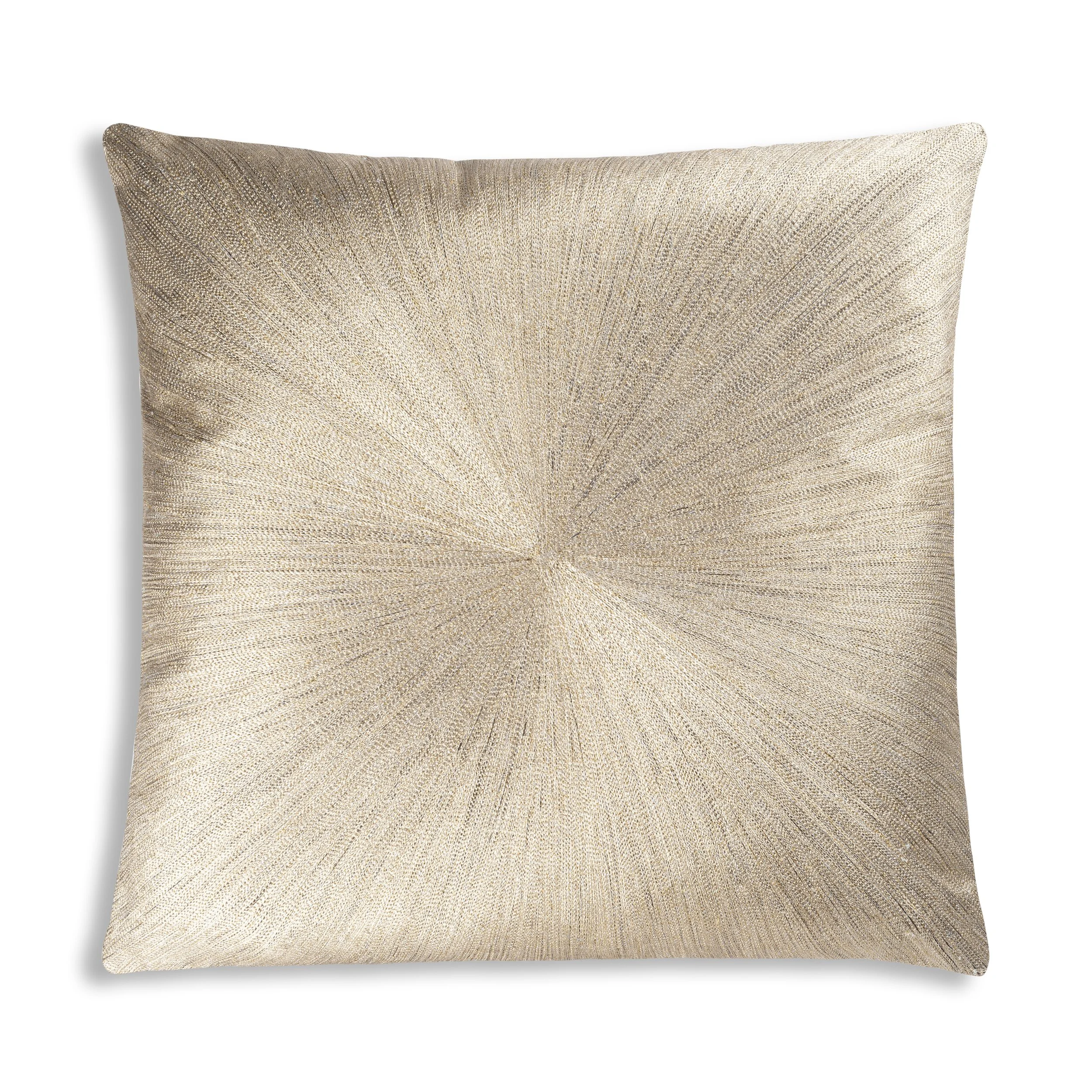 Nim Pillow - Charcoal Gold Linen