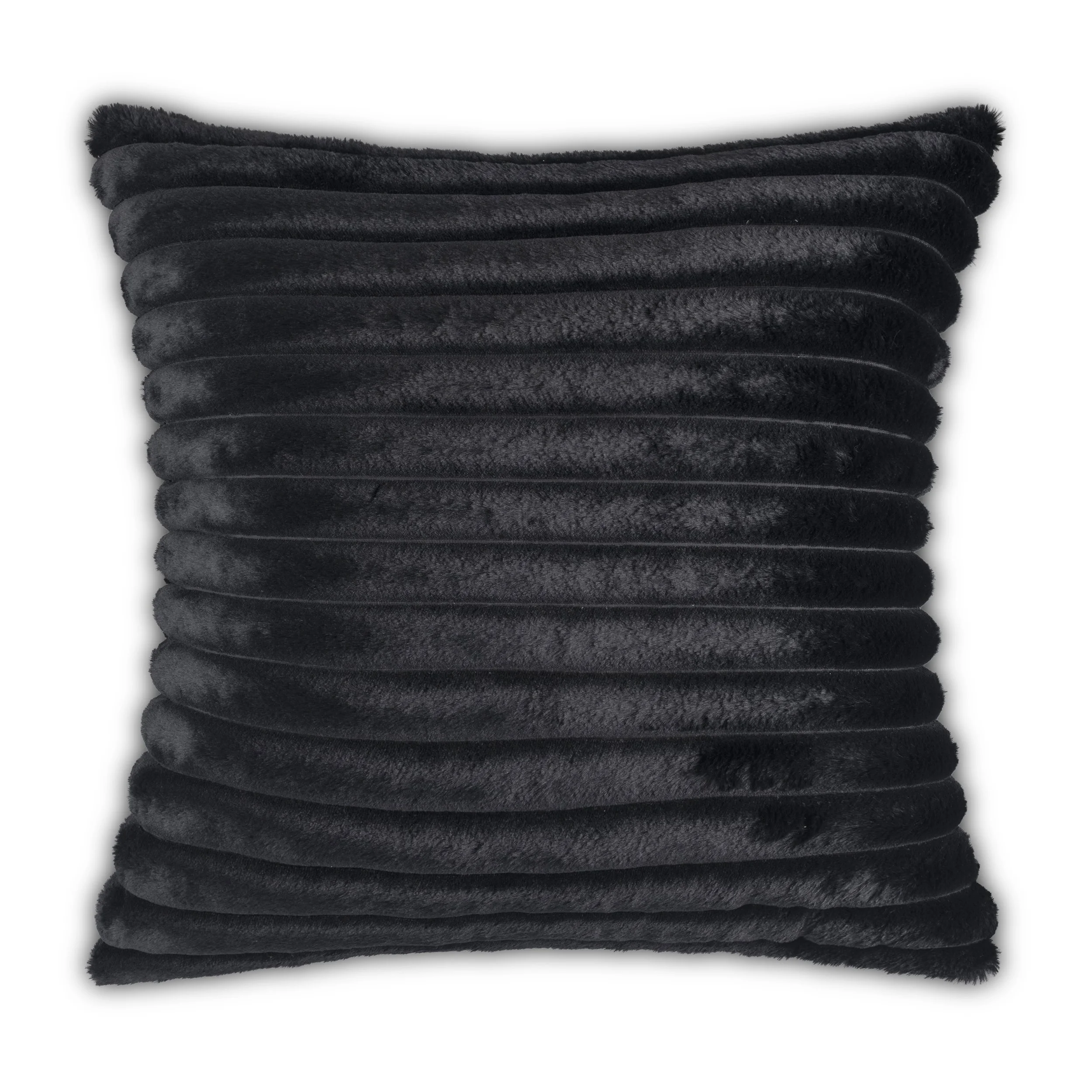 Lux Black Fur Pillow