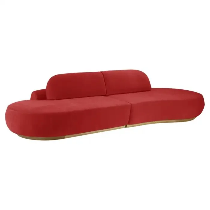 Naked Curved Sectional Sofa - 2 Piece