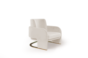 Odisseia Armchair - Fine Nuage - Front Angled View
