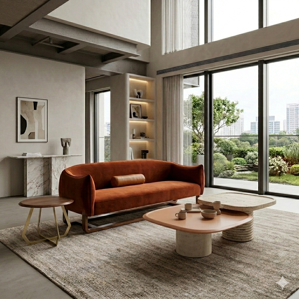 Curved Luxury Furniture: The Rise of Velvet, Softness, and Tactile Design