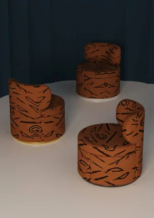 Mimi Swivel Chair - Lounge Set