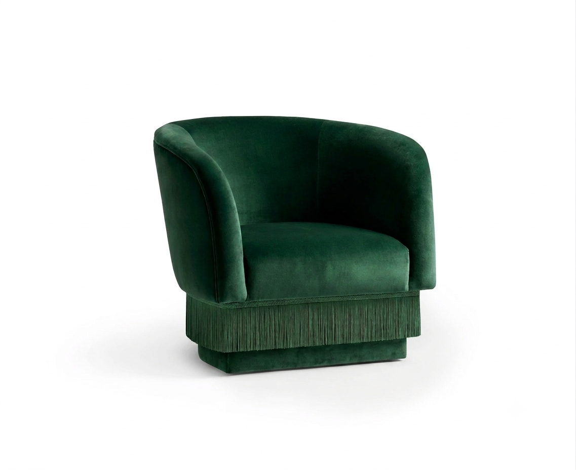 La folie Armchair Green velvet- Marieburgoscollection  .png