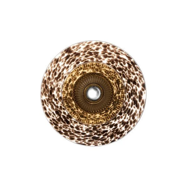 Disco Rama Wall Light Sconce - Brown
