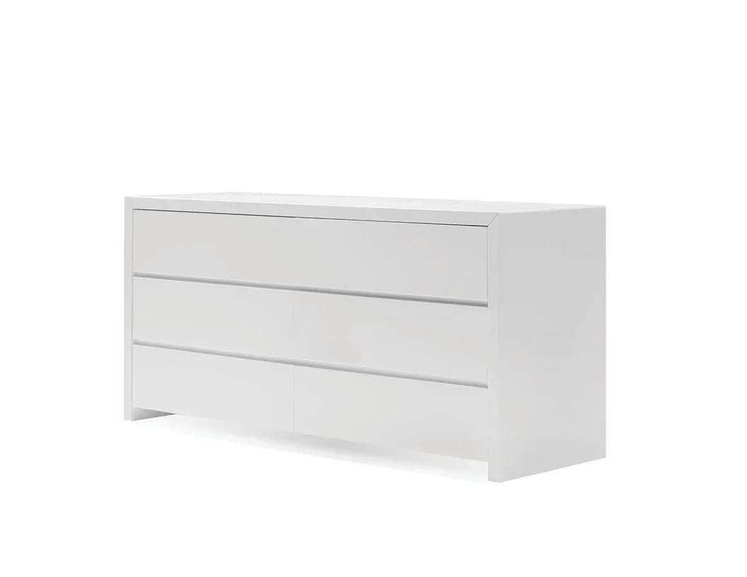 BLANCHE DRESSER 6-DRAWERS - White