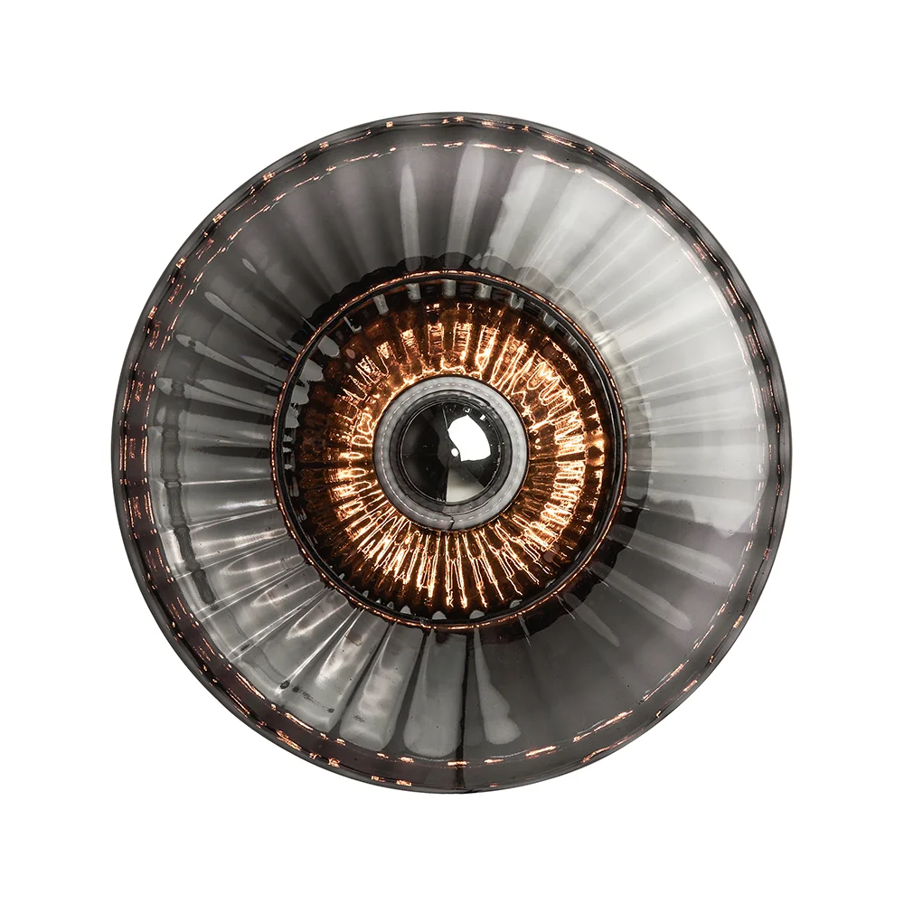 New Wave Optic Wall Light Sconce - Smoke