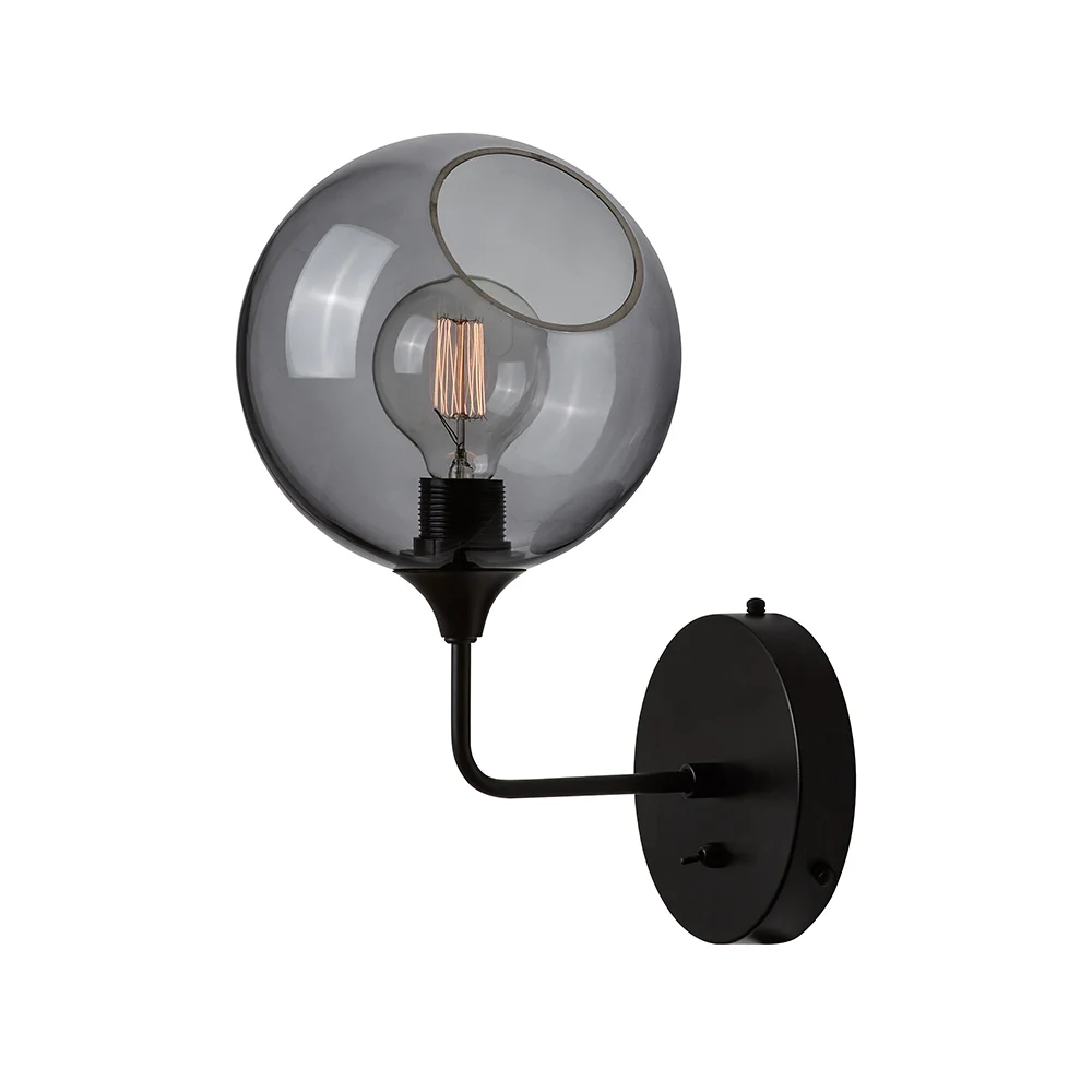 Ballroom Wall Light Sconce Smoke