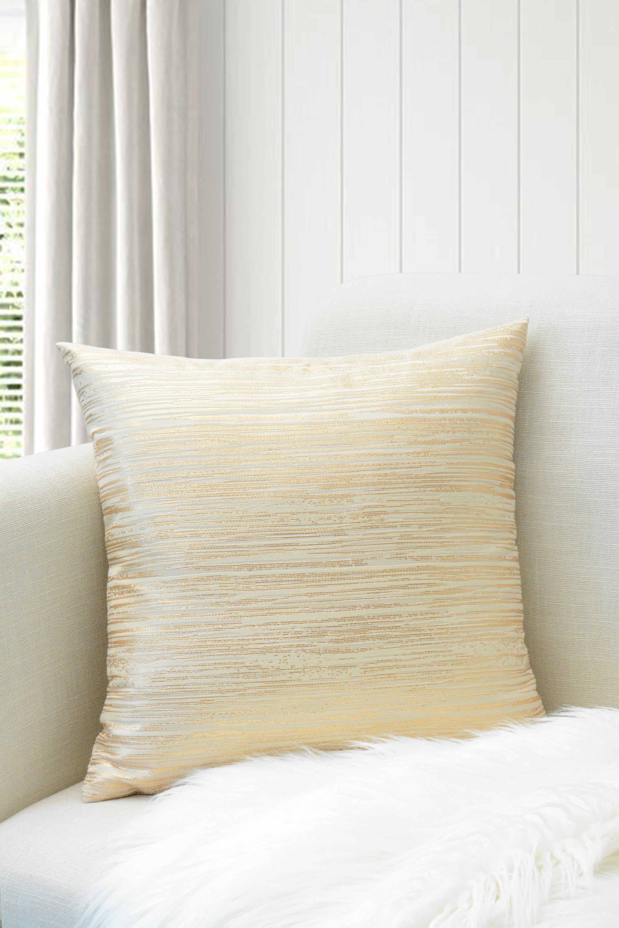 Abstract Jacquard Pillow