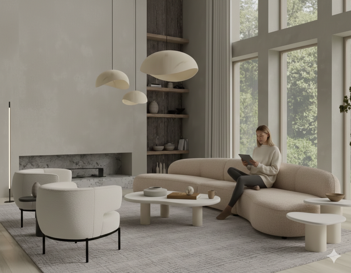 Moritz 4-piece modular sectional in Alabaster Boucle for a bright Zen living room.png