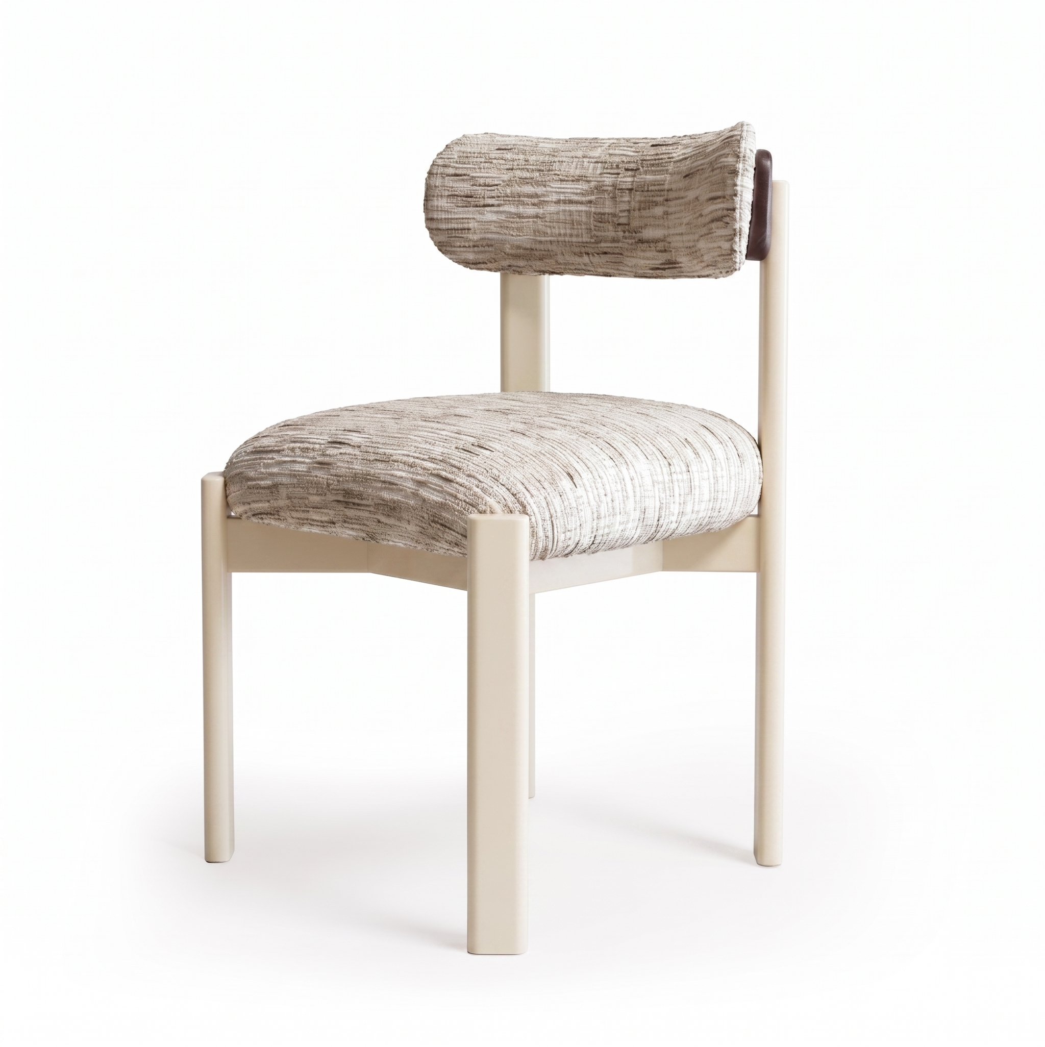 Siena Dining Chair — Koya Driftwood, Ivory | Marie Burgos Collection