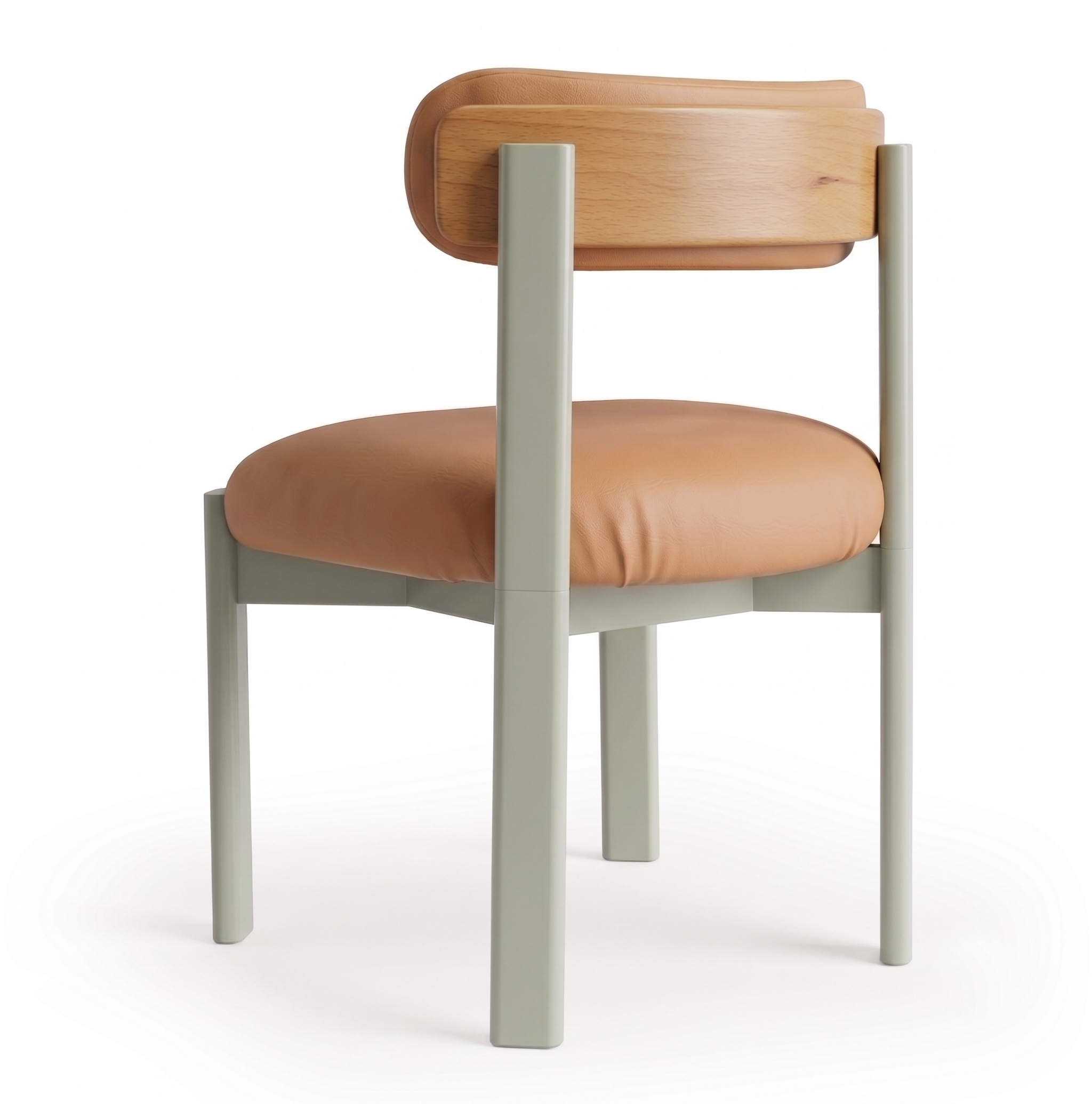 Siena Dining Chair — Laser in Tan, Jade | Marie Burgos Collection