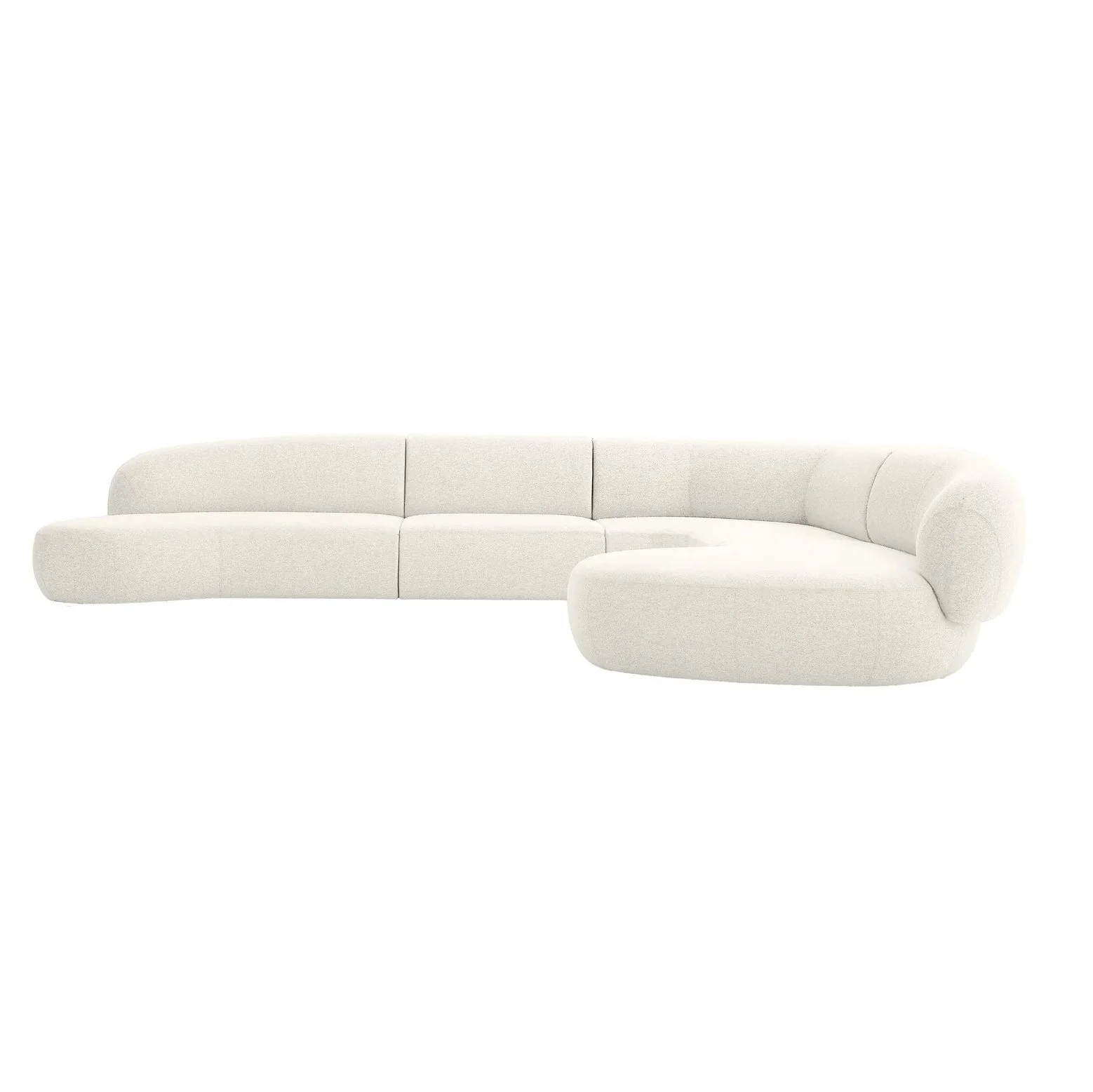 MORITZ CURVED SECTIONAL - 4-PIECE
