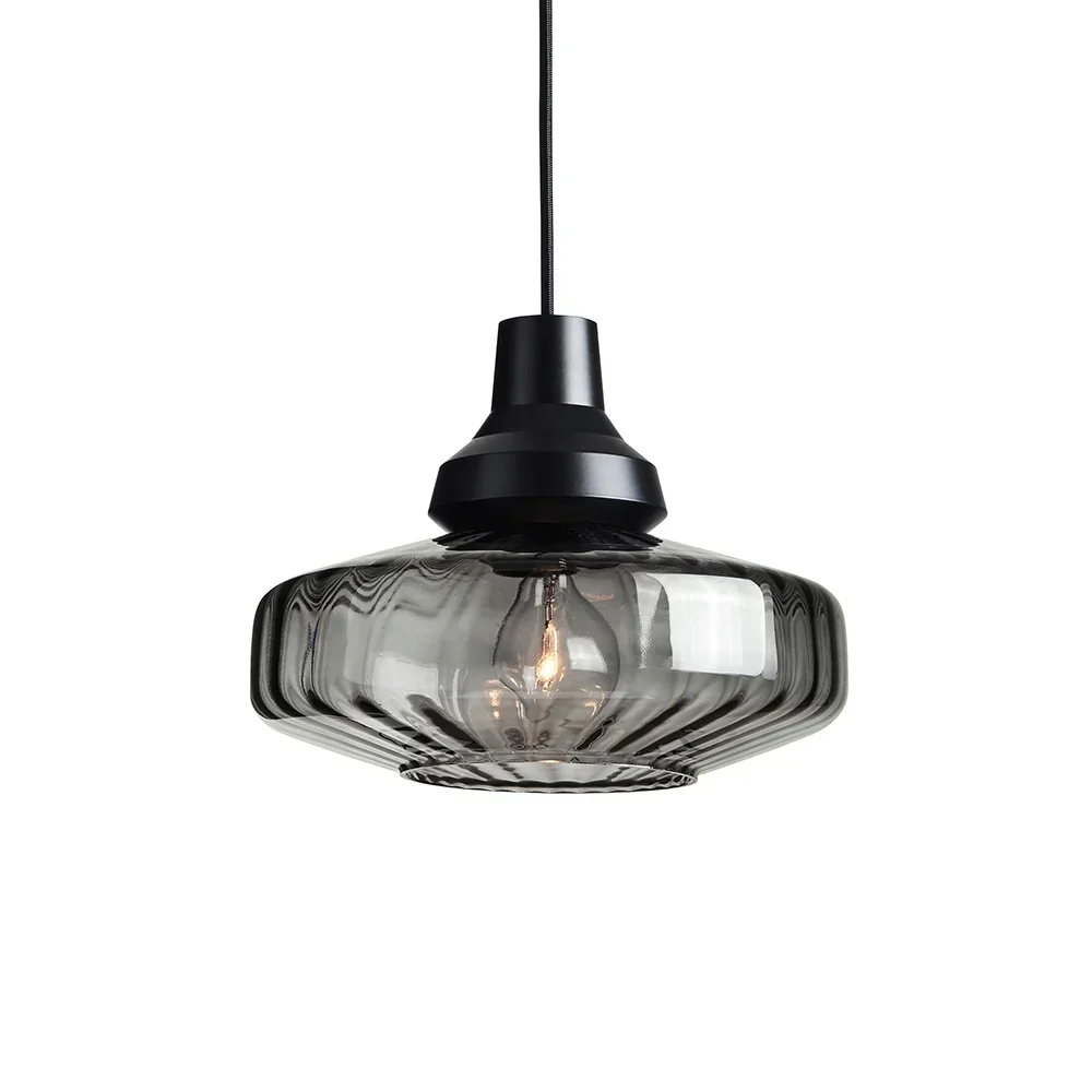 New Wave Optic Pendant Light Smoke