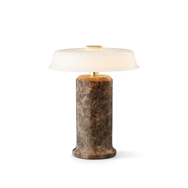 Trip 2 Table Lamp – Dark Emperador | Opal