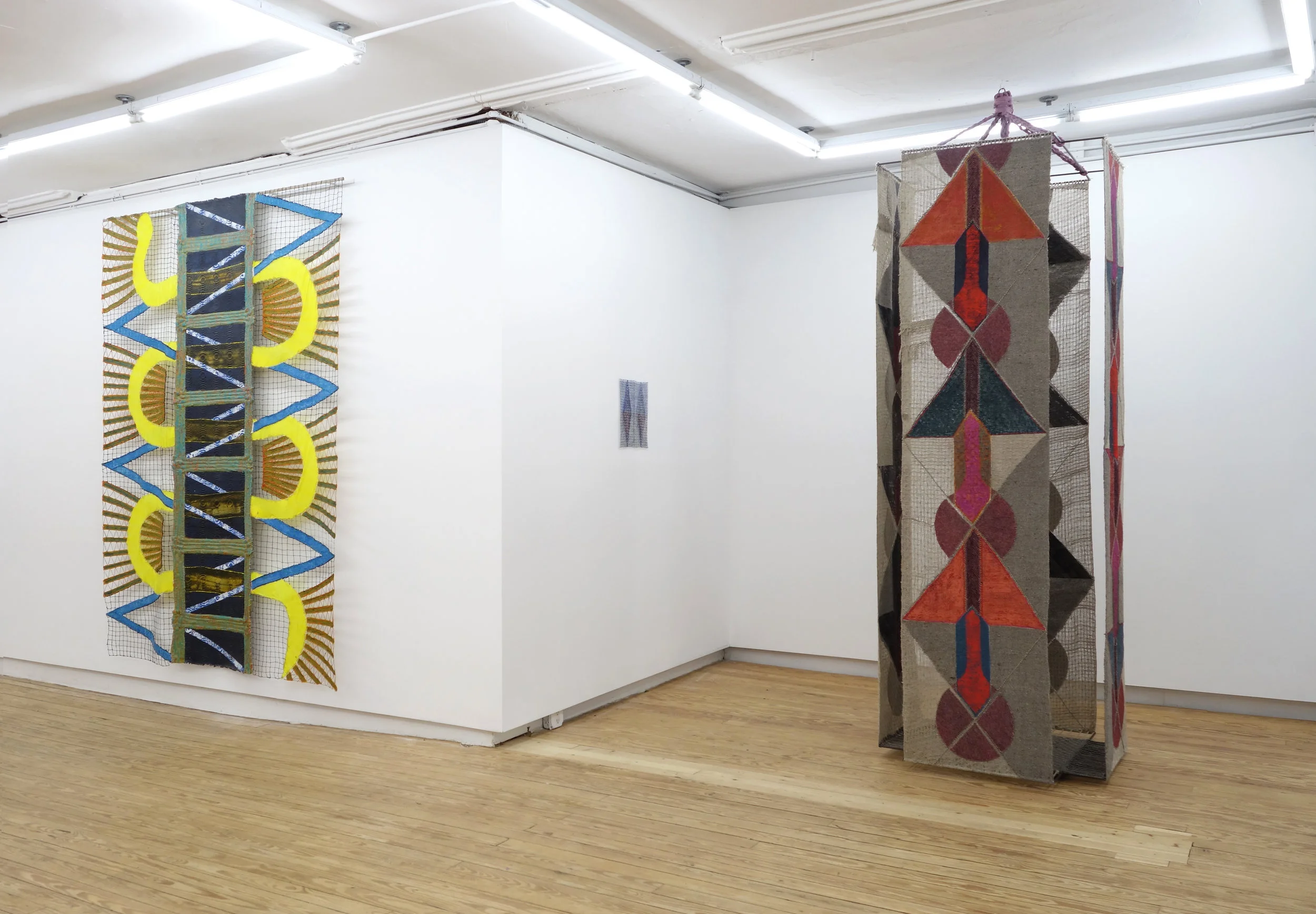 Julia Bland, Broken Clock (Twice a Day) , 2016 and Siren , 2018