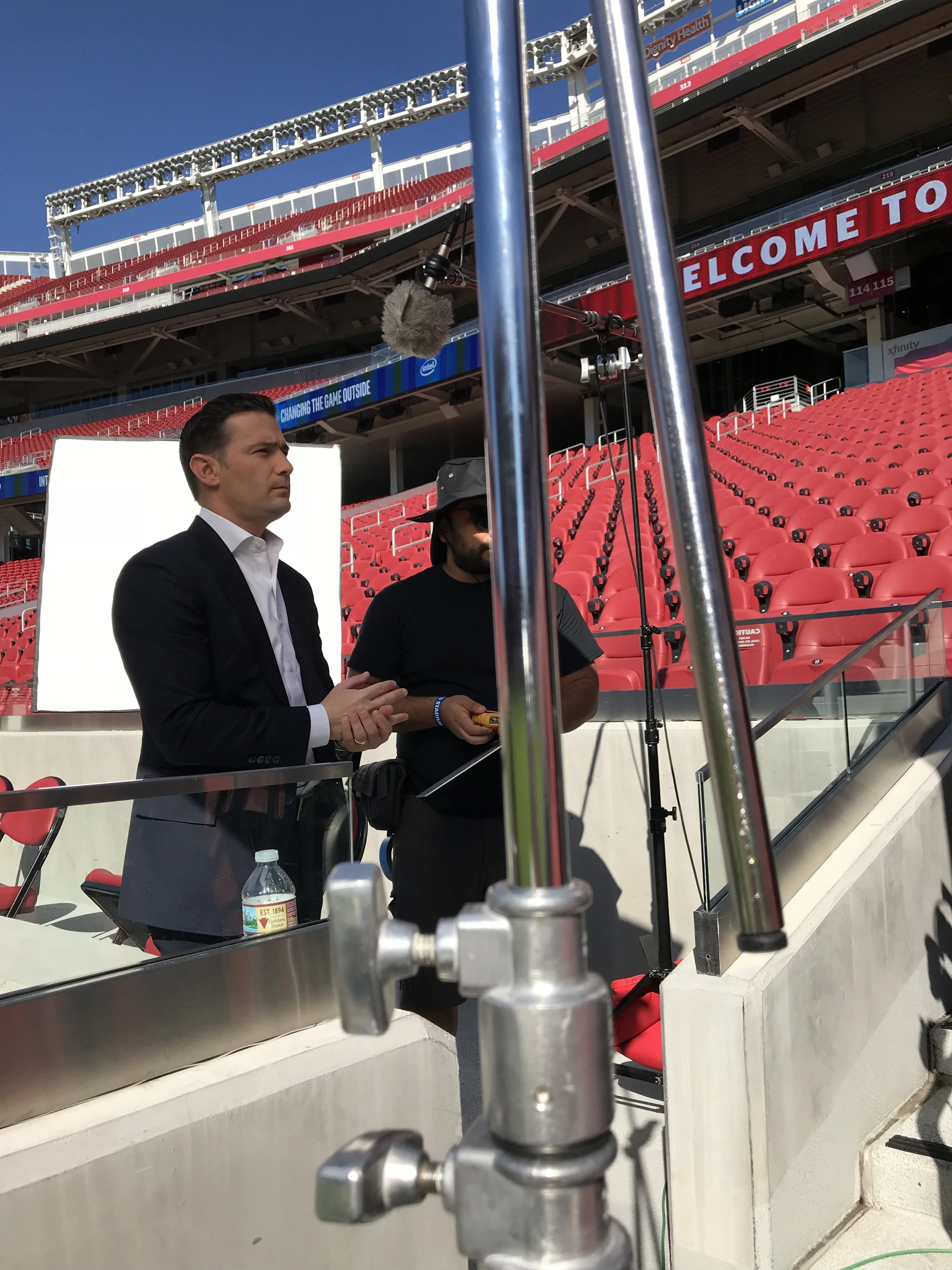 SF 49ers Shoot Levi's Stadium