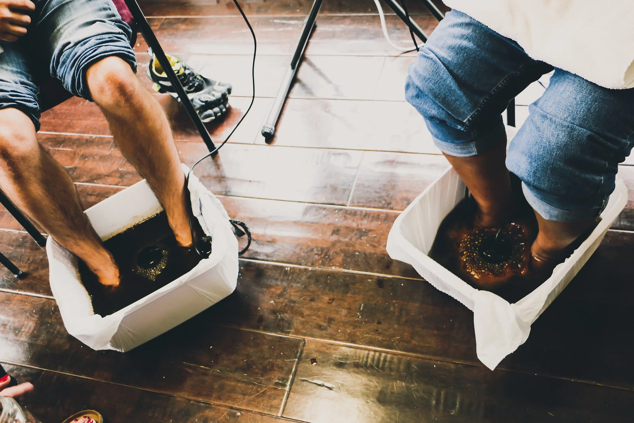 WATER AFTER FOOT DETOX