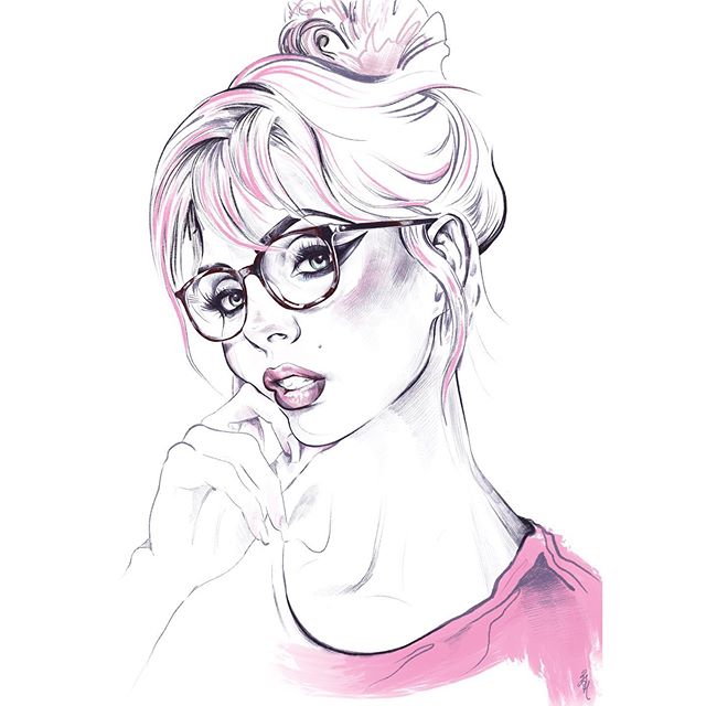 Pretty in Pink - Inspired by @beautsoup -
-
-
#fashionillustration #fashionillustrator #beautyillustration #hairillustration #pinkhair #powercolor #coloredpencil #illustration #illustrator #drawing #portrait #portraitillustration #illustratorsoninsta