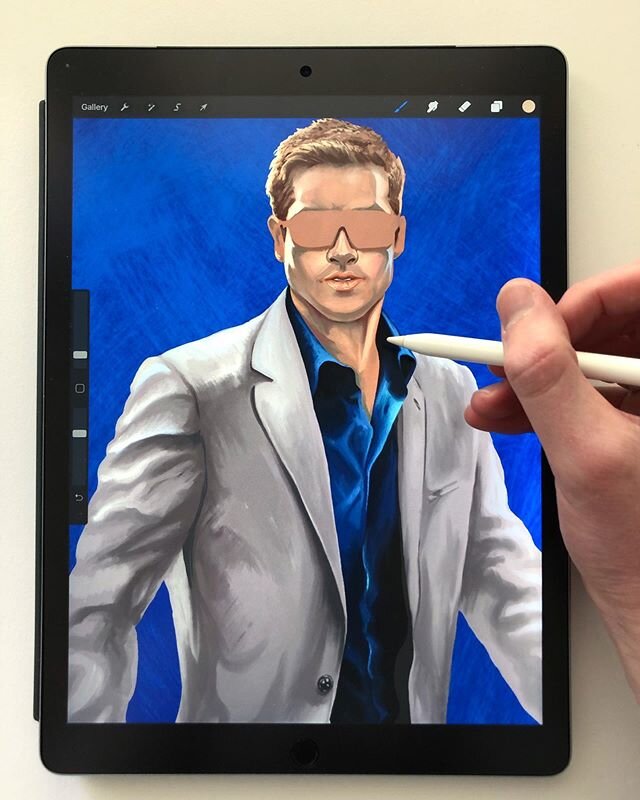 Work in progress for @therakishgent - final illustrations to appear on their page soon. Always a joy to collaborate with them. Also wanted to post this #studiosunday as a part of @fidaworldwide &lsquo;s #fidahomework - giving folks a look behind the 