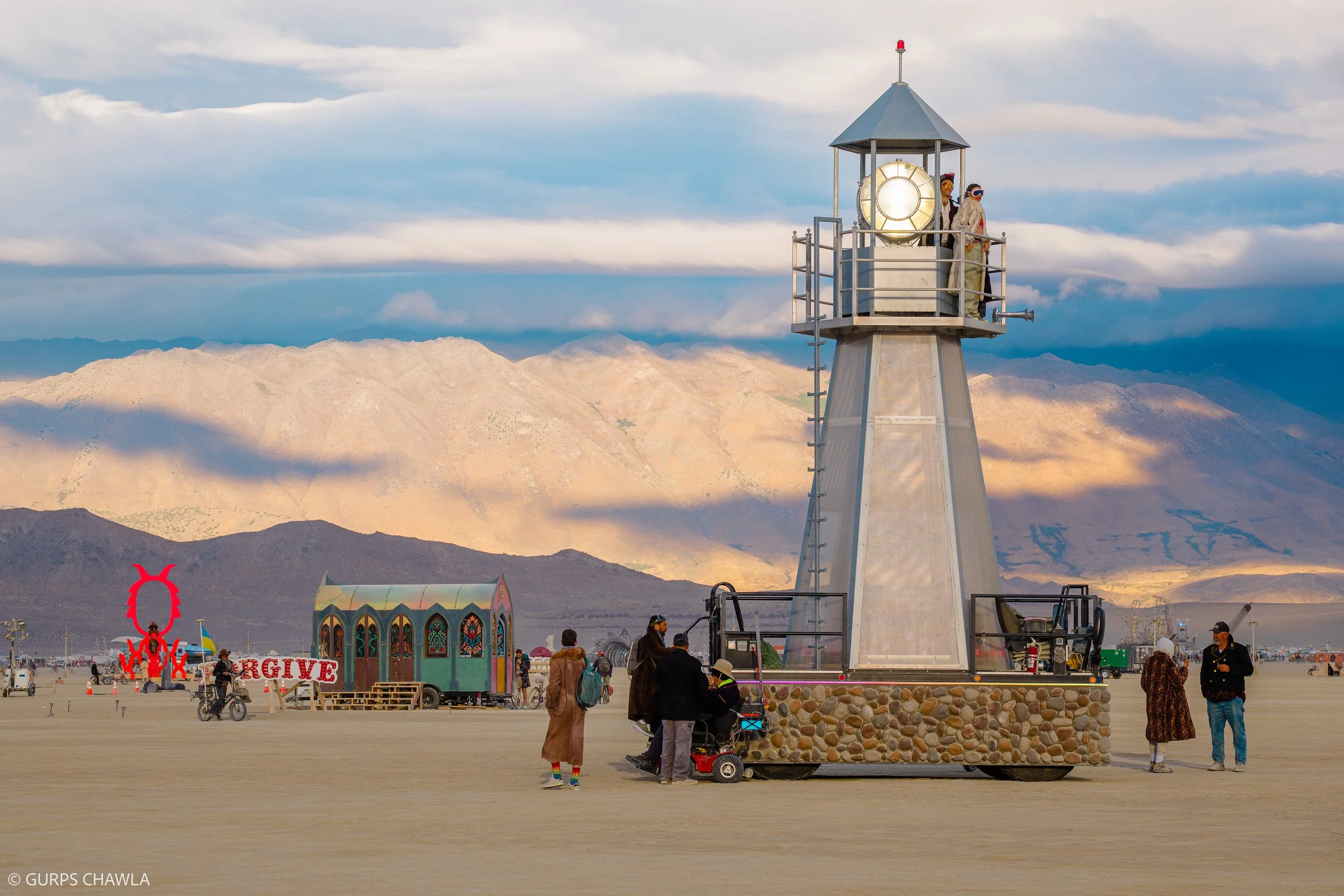 159. Burnstream Point Lighthouse Art Car.jpg