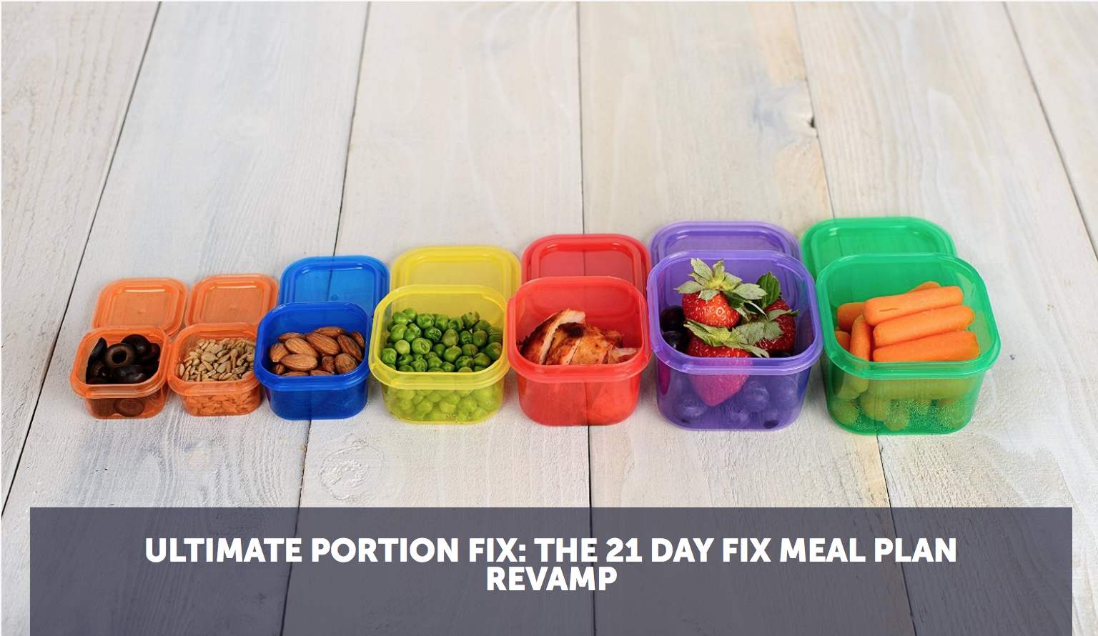 Beachbody 21 Day Fix Meal Plan Food Portion Containers - NEW