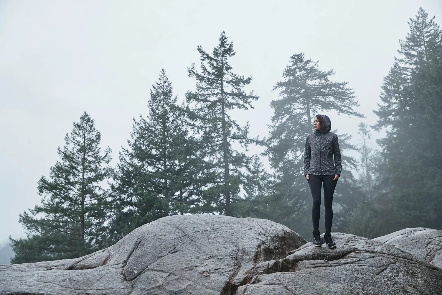 lululemon Rain Jacket at Quarry Rock