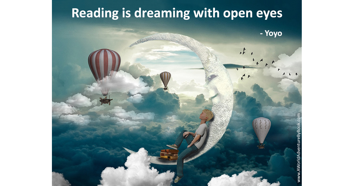 Reading is dreaming with open eyes