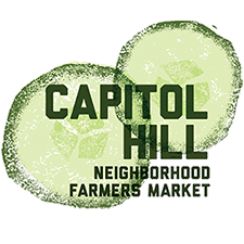  image description: image of capitol hill neighborhood farmers market logo 