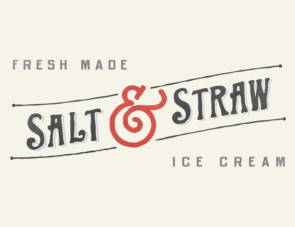  image description: image of salt and straw ice cream logo 