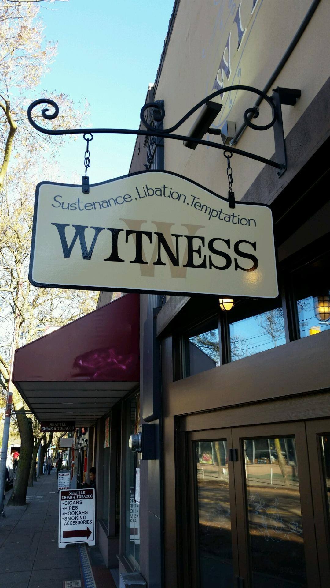  image description: image of witness sign 