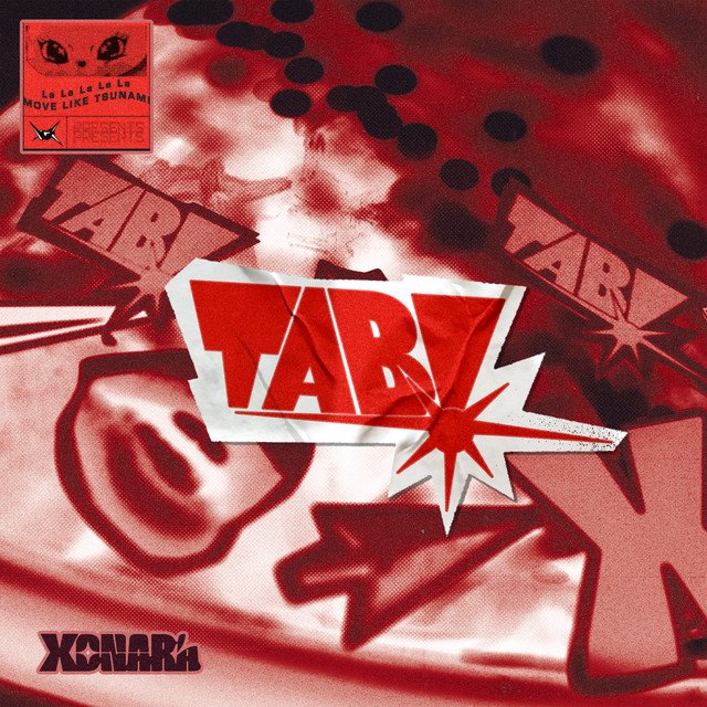 A poster featuring comic-style graphics with the word 'TARZ' in bold red letters, surrounded by comic explosion effects and related imagery, with a red and black color theme.