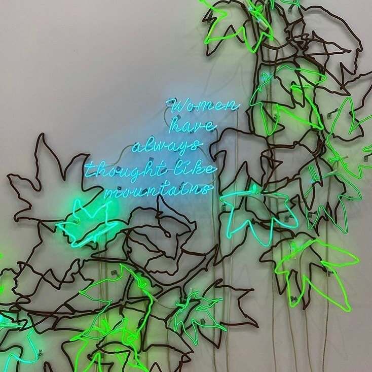 If you&rsquo;re in NY, check out the #andreabowers show opening at #andrewkrepsgallery this Friday. I worked on the design for these new ecofeminist neon pieces, fabricated out of recycled materials by the amazing #litebriteneon. I think it&rsquo;s r