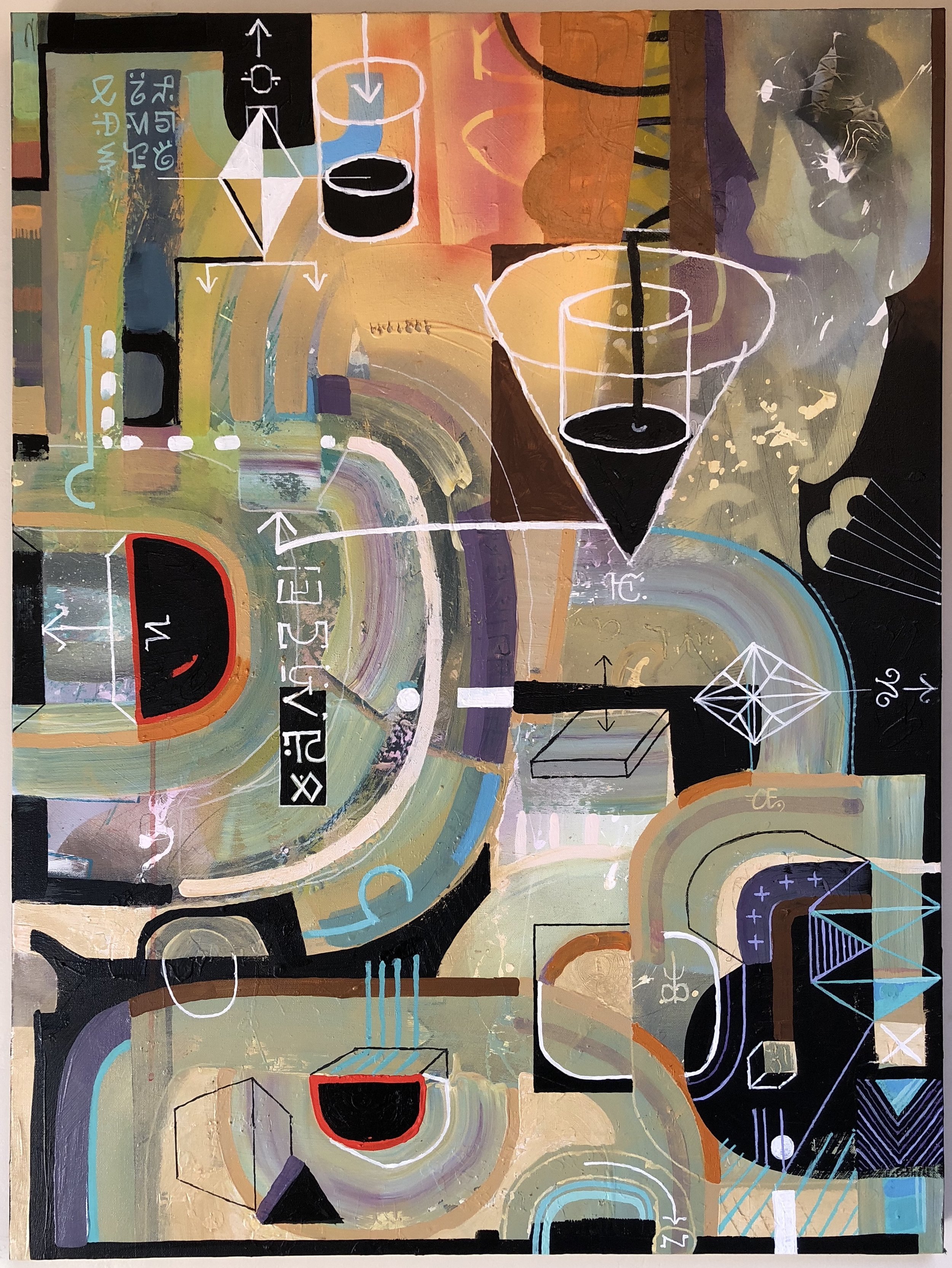 An Explanation 40" x 30" acrylic on canvas | sold