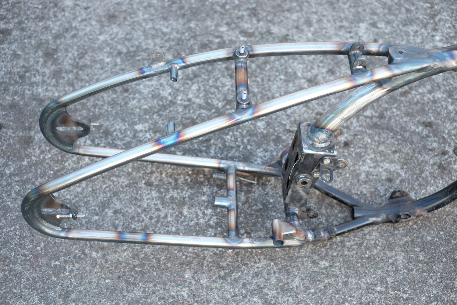 After welding.
