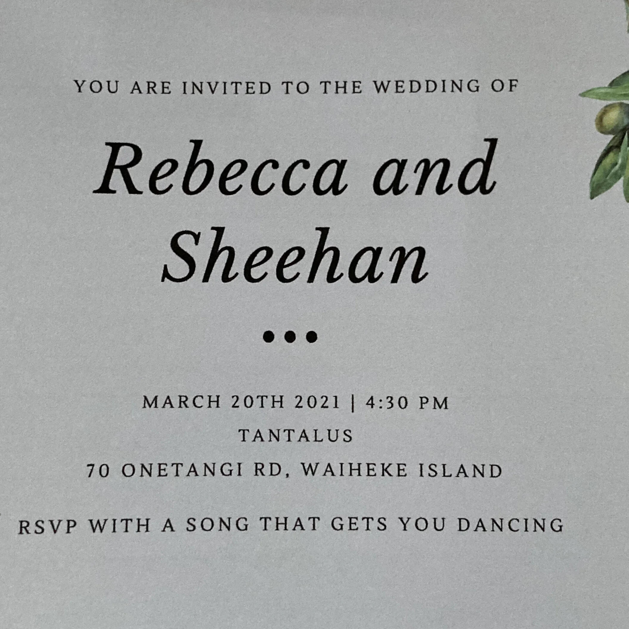 Sheehan and Bex Wedding 